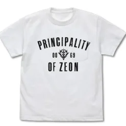 Mobile Suit Gundam: Zeon Pocket T-Shirt / White-L