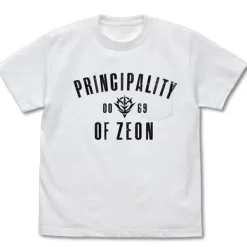 Mobile Suit Gundam: Zeon Pocket T-shirt: White - XL