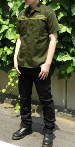 Mobile Suit Gundam: Zeon Soldier Design Work Shirt / L