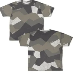 Mobile Suit Gundam: Zeon Splinter Camouflage Double-sided Full Graphic T-shirt: M