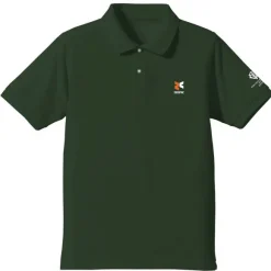 Mobile Suit Gundam: Zonic Embroidered Polo Shirt British Green L