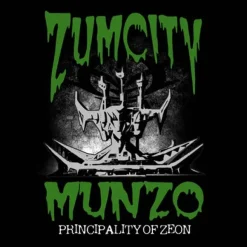 Mobile Suit Gundam: Zum City Royal Government Building T-Shirt / Black-Xl