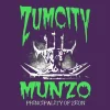 Mobile Suit Gundam: Zum City Royal Government Building T-Shirt Purple XL