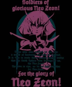Mobile Suit Gundam Zz: Haman Karn T-Shirt / Black-M