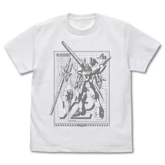 Mobile Suit V Gundam: V2 Assault Buster Gundam T-Shirt / White-XL