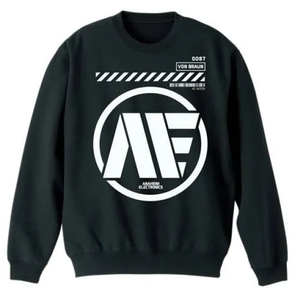 Mobile Suit Zeta Gundam: Anaheim Electronics Sweatshirt: Black - XL
