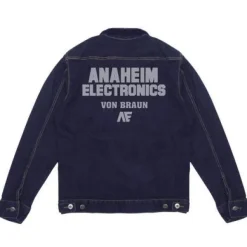 Mobile Suit Zeta Gundam: Anaheim Electronics Jean Jacket: Indigo - L