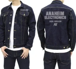 Mobile Suit Zeta Gundam: Anaheim Electronics Jean Jacket: Indigo - L
