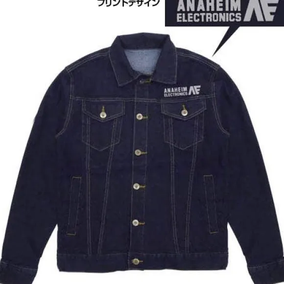 Mobile Suit Zeta Gundam: Anaheim Electronics Jean Jacket: Indigo - XL