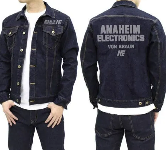 Mobile Suit Zeta Gundam: Anaheim Electronics Jean Jacket: Indigo - XL