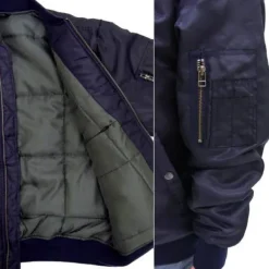 Mobile Suit Zeta Gundam: Anaheim Electronics MA-1 Jacket: Navy - L