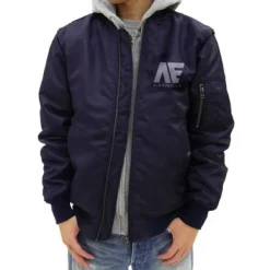 Mobile Suit Zeta Gundam: Anaheim Electronics MA-1 Jacket: Navy - S