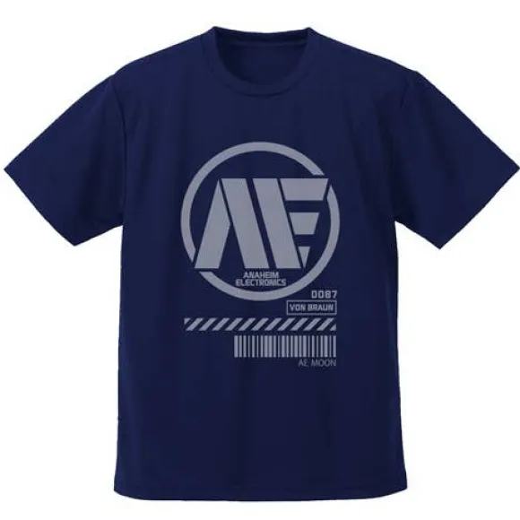 Mobile Suit Zeta Gundam: Anaheim Electronics Dry T-shirt: Navy - S