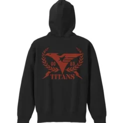 Mobile Suit Zeta Gundam: Titans Zip Parka / Black x Red - S