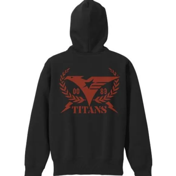 Mobile Suit Zeta Gundam: Titans Zip Parka / Black x Red - M