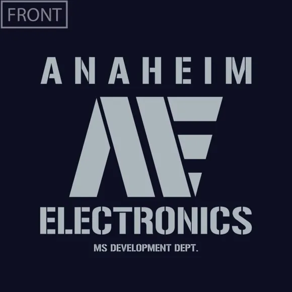 Mobile Suit Z Gundam: Anaheim Electronics Heavyweight T-Shirt / Navy-Xl