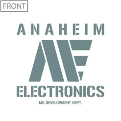 Mobile Suit Z Gundam: Anaheim Electronics Heavyweight T-Shirt / White-Xl