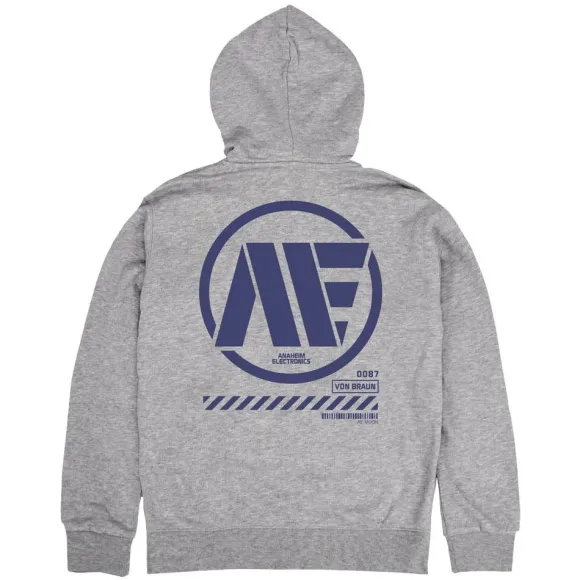 Mobile Suit Z Gundam: Anaheim Electronics Zip Hoodie / Mix Gray-XL