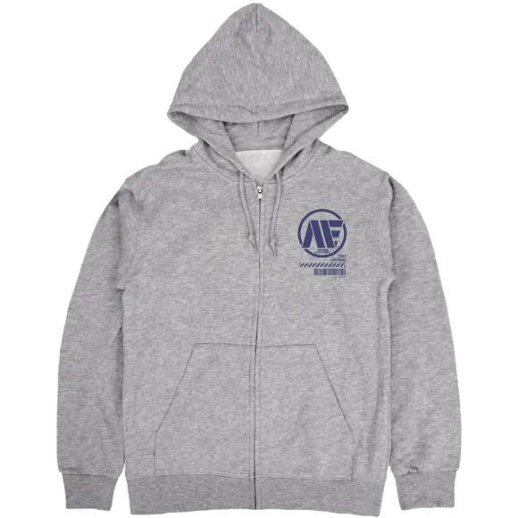 Mobile Suit Z Gundam: Anaheim Electronics Zip Hoodie / Mix Gray-XL