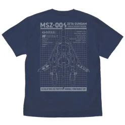 Mobile Suit Z Gundam: Original Wave Rider T-Shirt / Slate-Xl