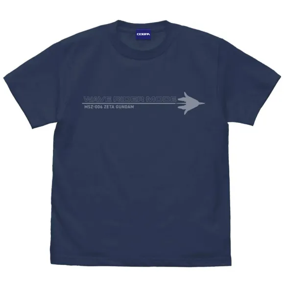 Mobile Suit Z Gundam: Original Wave Rider T-Shirt / Slate-Xl