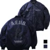 Mobile Suit Z Gundam: Original Waverider Ma-1 Jacket / Navy-M