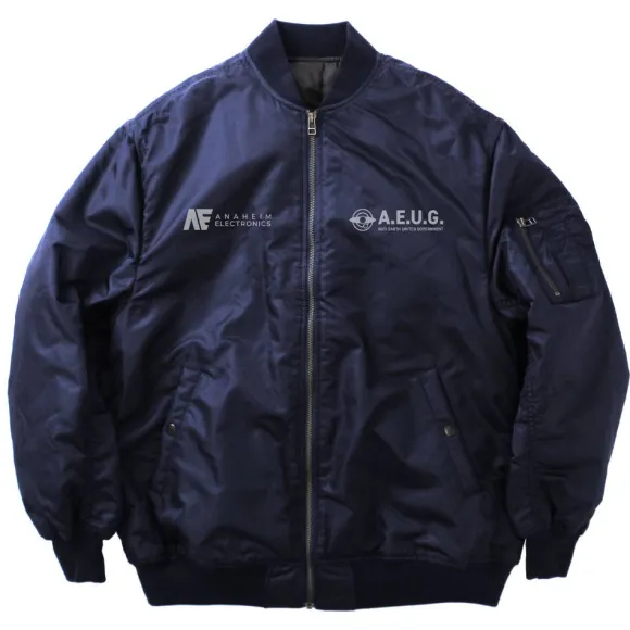 Mobile Suit Z Gundam: Original Waverider Ma-1 Jacket / Navy-M