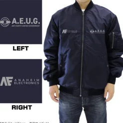 Mobile Suit Z Gundam: Original Waverider Ma-1 Jacket / Navy-M