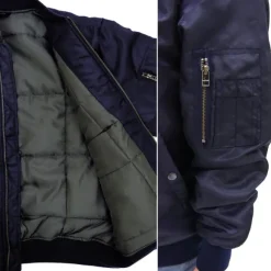 Mobile Suit Z Gundam: Original Waverider Ma-1 Jacket / Navy-L