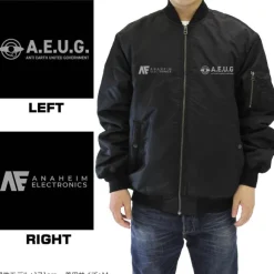 Mobile Suit Z Gundam: Original Waverider Ma-1 Jacket / Black-M