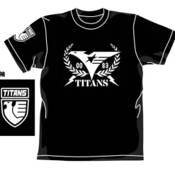 Mobile Suit Z Gundam: Titans Mark T-Shirt / Black-S