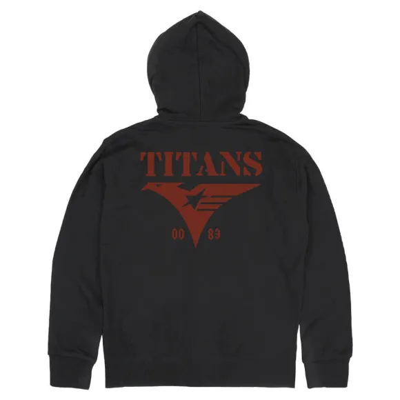 Mobile Suit Z Gundam: Titans U.C.0083 Zip Hoodie / Black-M
