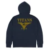 Mobile Suit Z Gundam: Titans U.C.0083 Zip Hoodie / Navy-L