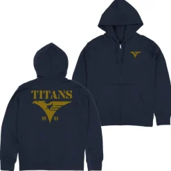 Mobile Suit Z Gundam: Titans U.C.0083 Zip Hoodie / Navy-XL