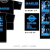 MS Line up AEUG T-Shirt Black S