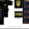 MS Line up Titans T-Shirt Black S
