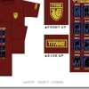 MS Line up Titans T-Shirt Burgundy M
