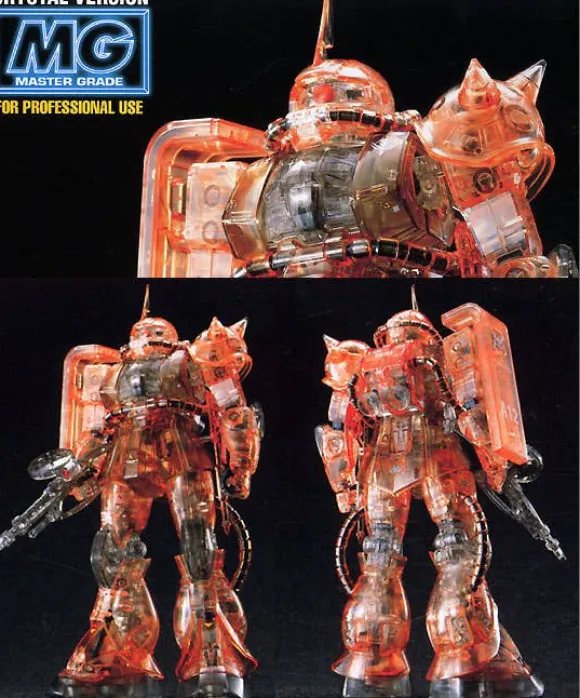 1/100 MS-06S Zaku II (MG Crystal Model)