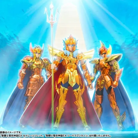 Myth Cloth EX Sea Emperor Poseidon Imperial Throne Set