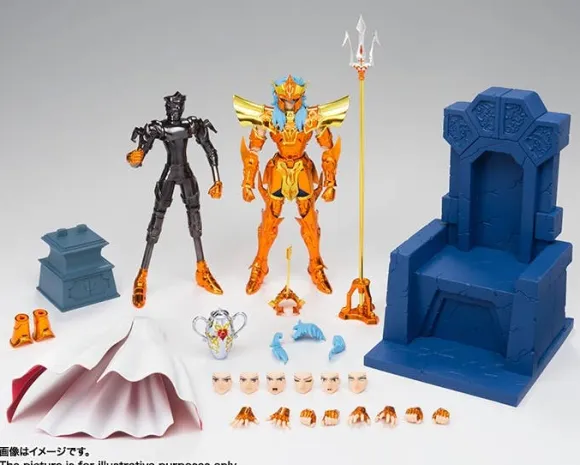 Myth Cloth EX Sea Emperor Poseidon Imperial Throne Set