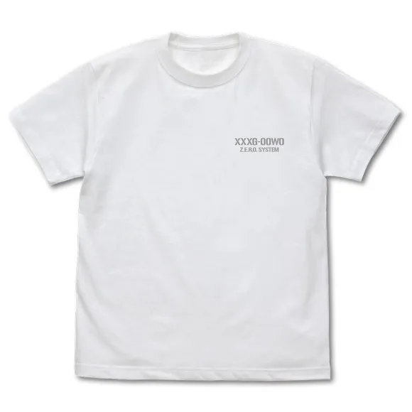 New Mobile Report Gundam Wing: Wing Gundam Zero (EW) T-Shirt / White-L