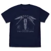New Mobile Report Gundam Wing: Wing Gundam Zero Flight T-Shirt / Navy-XL
