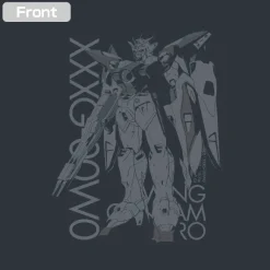 New Mobile Report Gundam Wing: XXXG-00W0 Wing Gundam Zero T-Shirt / Slate-L