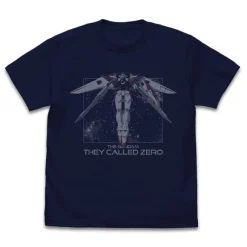 New Mobile Report Gundam Wing: Wing Gundam Zero Flight T-Shirt / Navy-L