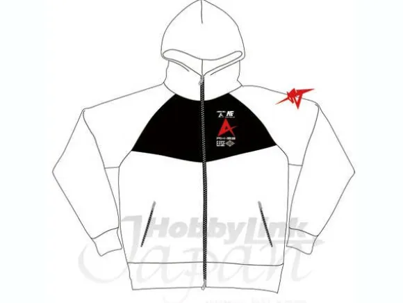 Nu Gundam Hooded Jersey White M