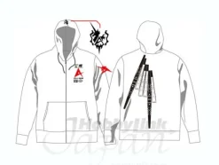 Nu Gundam Zip-Up Parka White M