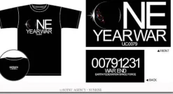 One Year War 01 T-Shirt Black L