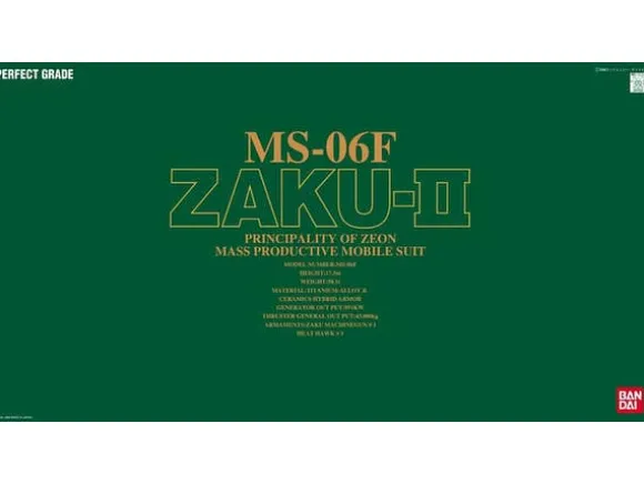 1/60 Perfect Grade Zaku II MS-06F