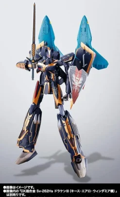 Pre-Owned (Unopened/Like New) DX Chogokin Lilldraken & Missile Pod for Sv-262Hs Draken III Keith Aero Windermere Use