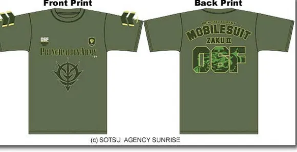 Principality Army MS-06F T-Shirt Moss L